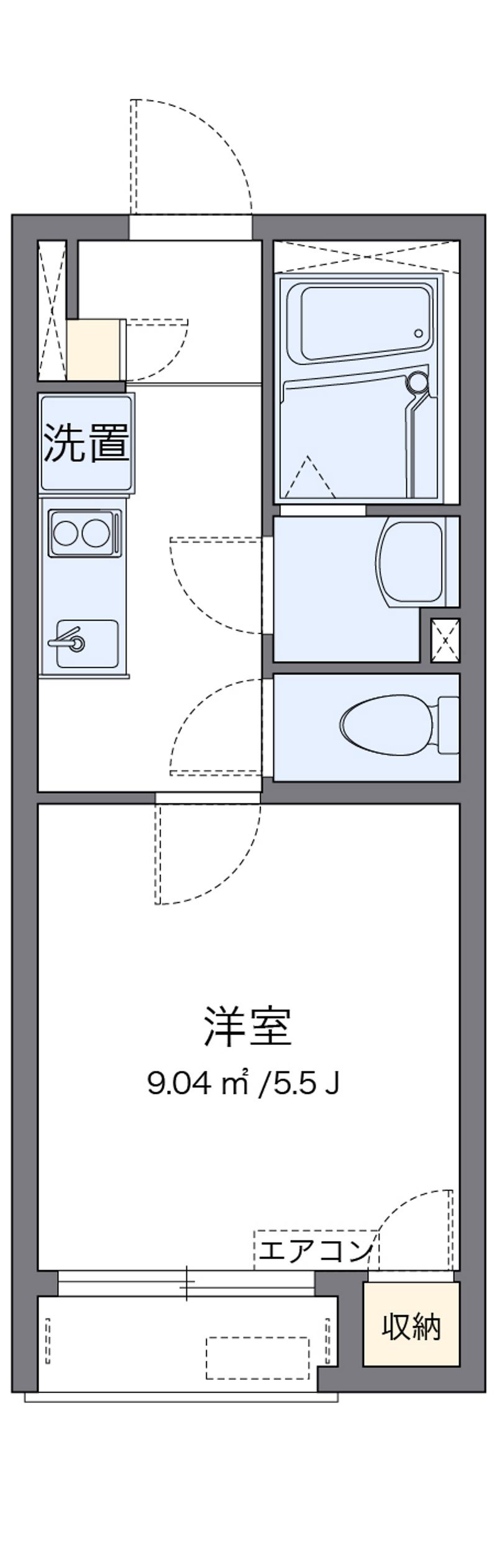 レオネクストヴァンベール旭ケ丘 間取図