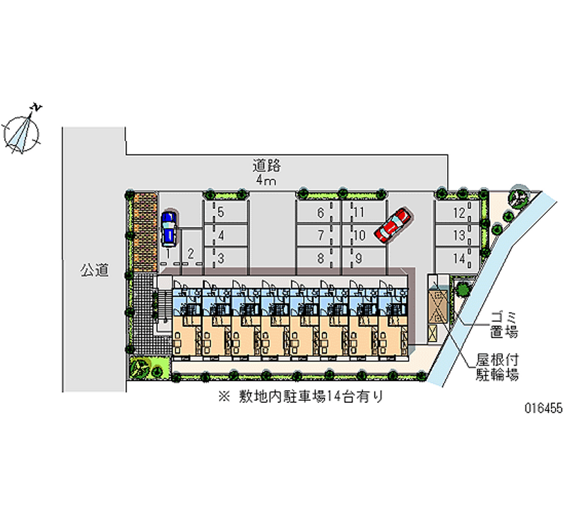 16455 Monthly parking lot