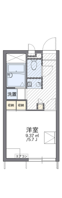 レオパレス上坂部Ⅱ 間取り図