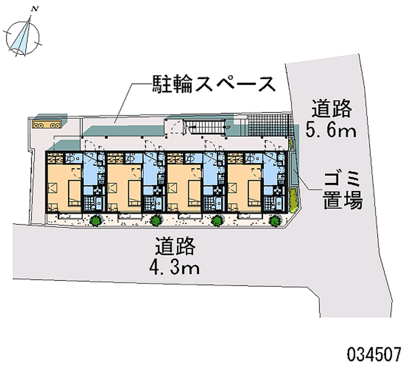 レオパレスプレミール 区画図