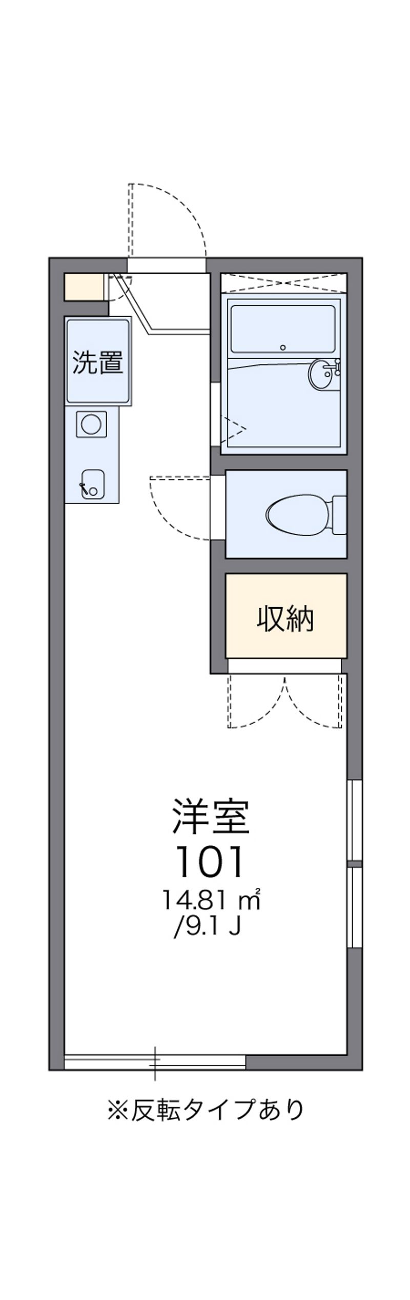 レオパレス榎 間取図