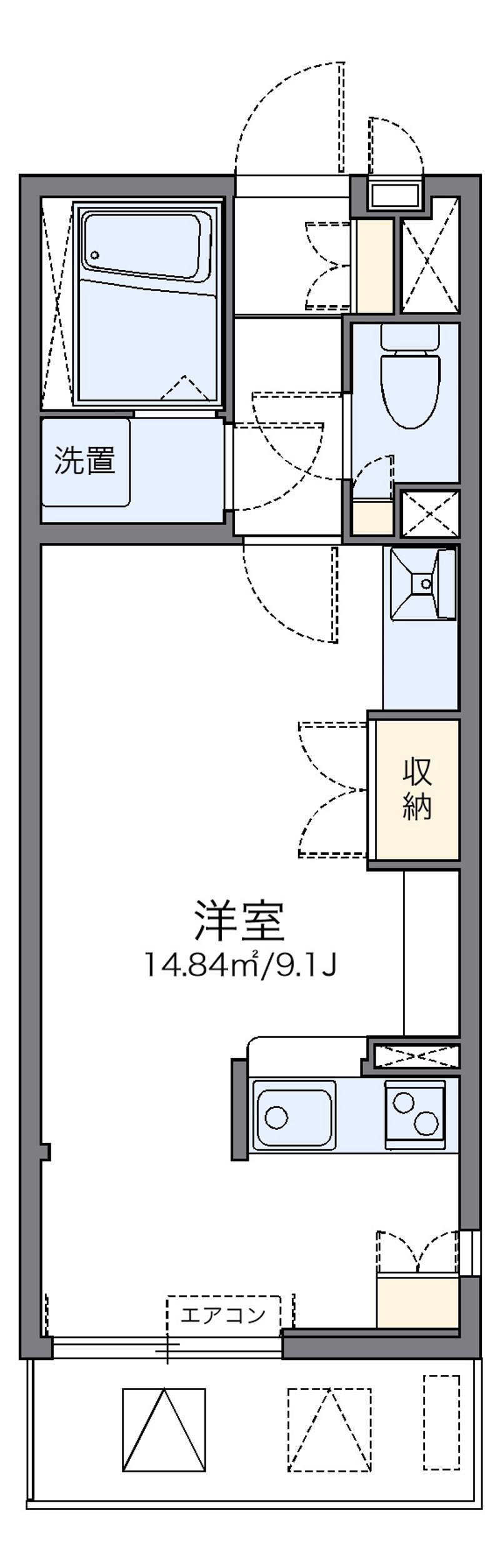 レオネクスト舞浜Ⅱ 間取図