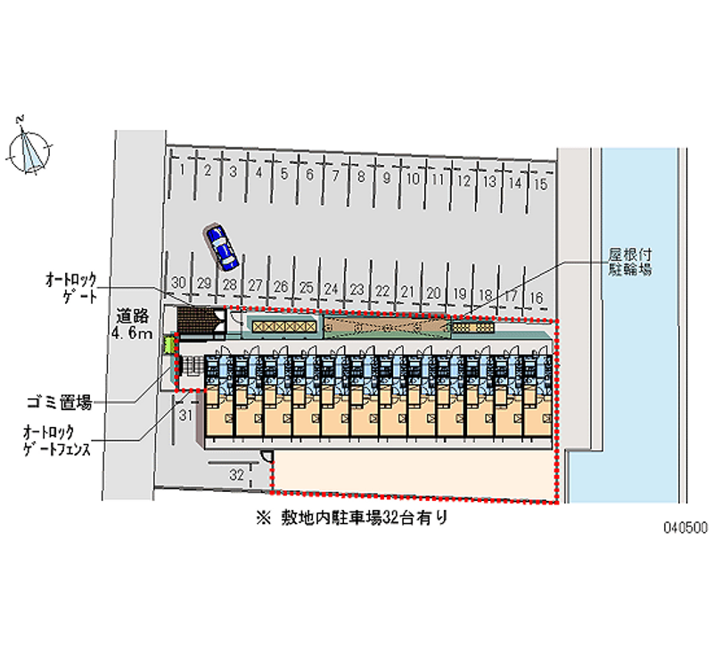 レオパレスフィオーレ住吉 共用部分