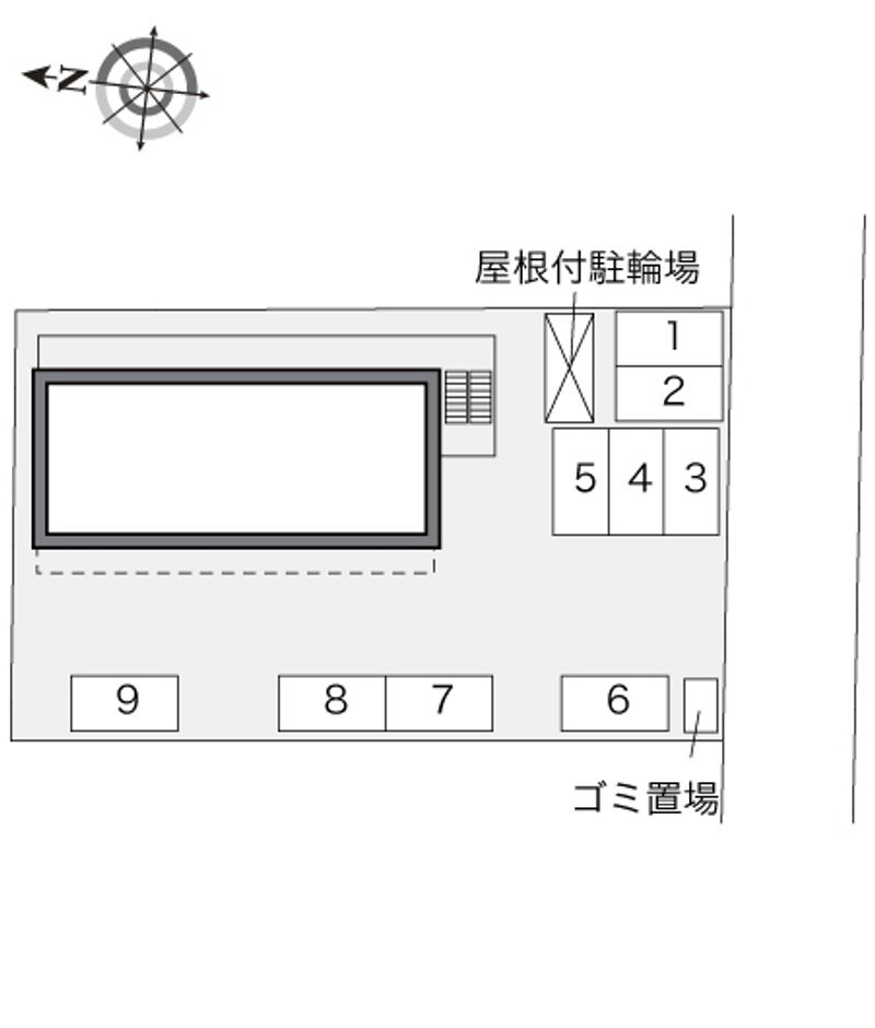レオパレスＭ２ 配置図