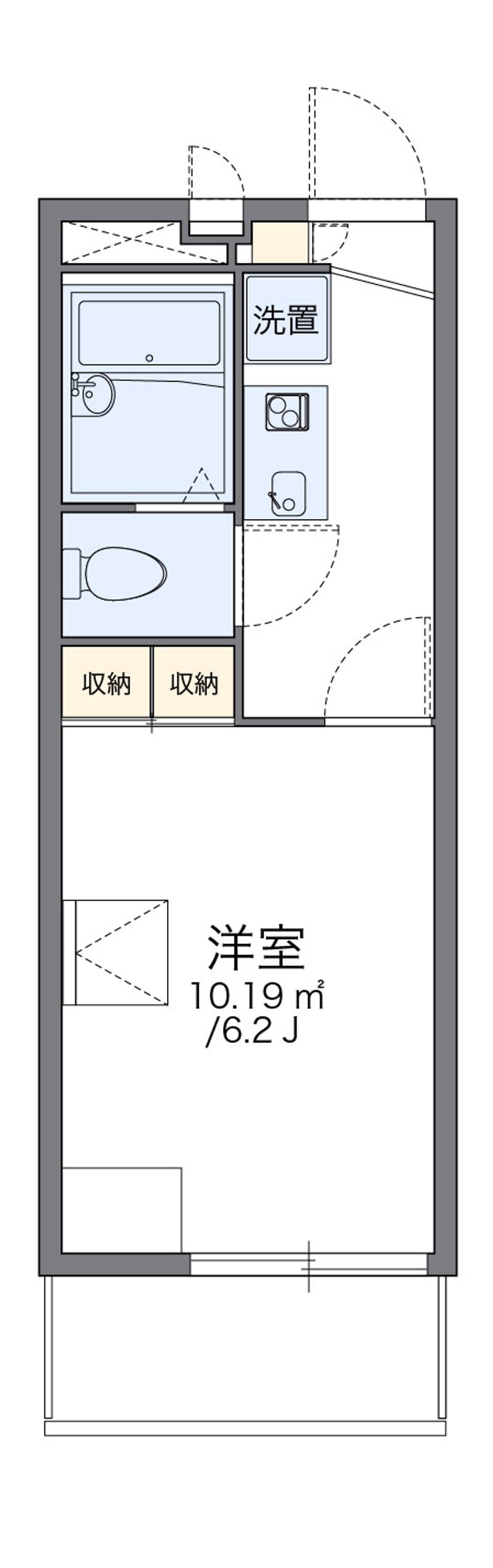 レオパレスコスモスⅡ 間取図