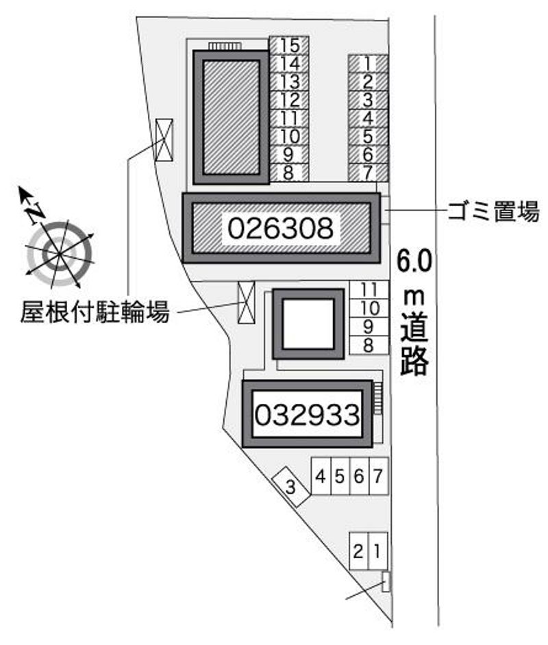 レオパレスカーサベルデ油山 配置図