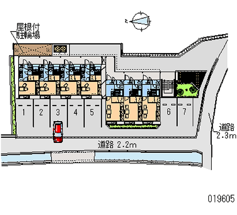 19605 Monthly parking lot