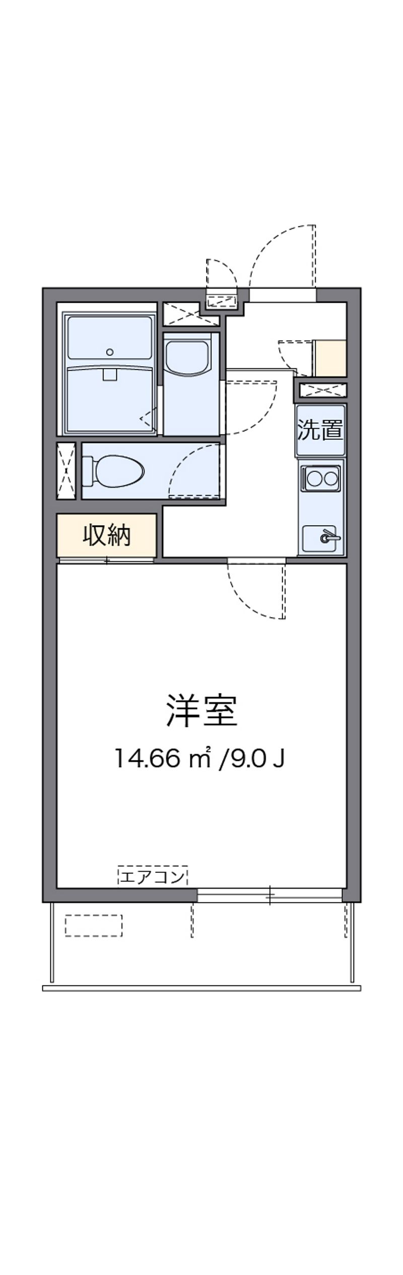 クレイノオアシスⅡ 間取図