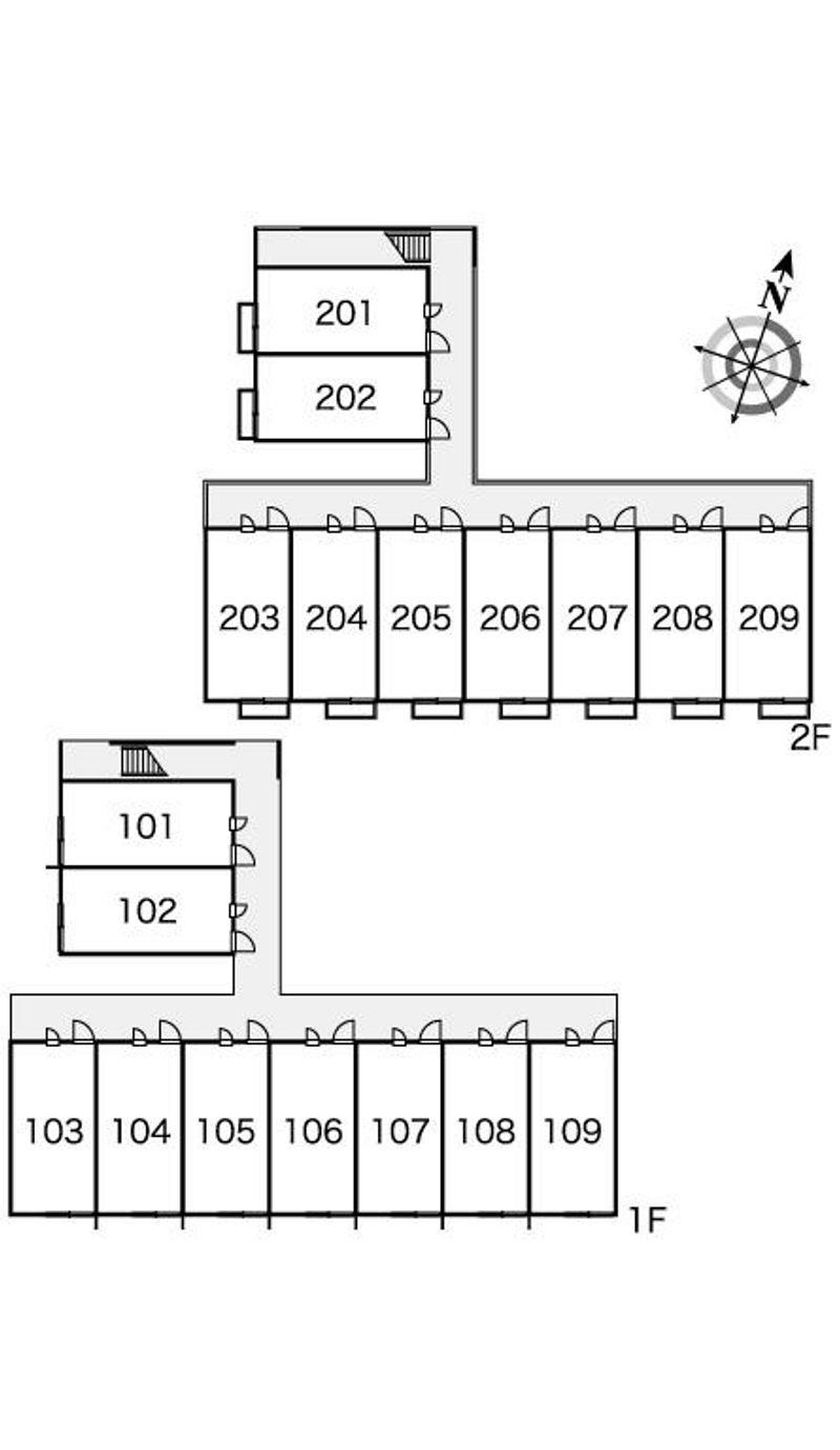 レオパレスＳＴＯ 間取配置図