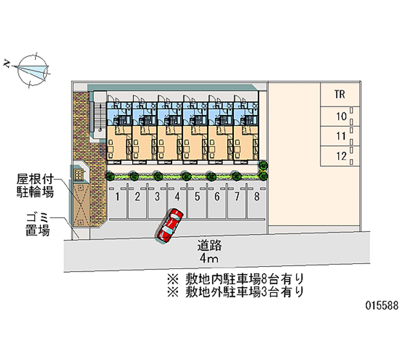 15588 Monthly parking lot