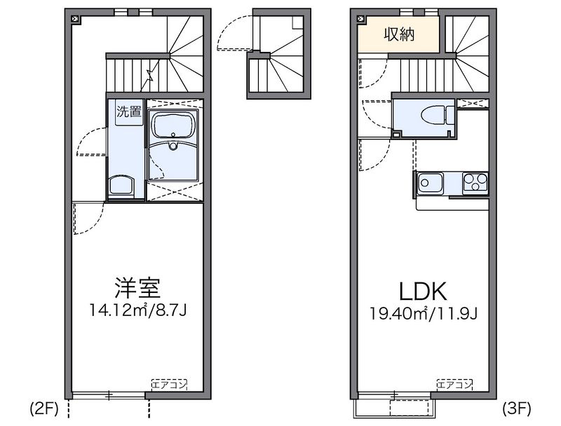 レオネクスト壽光Ⅲ 間取図