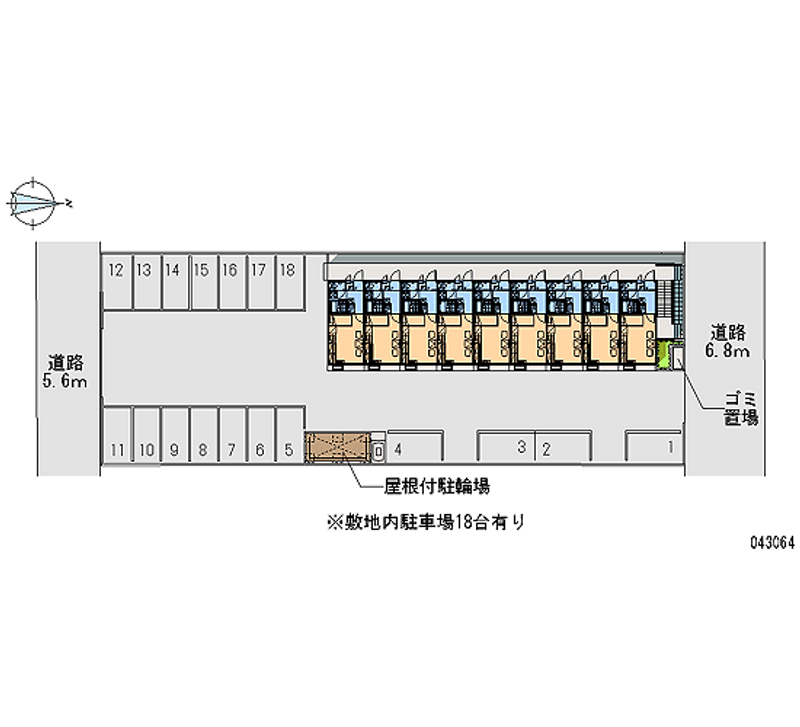 43064 bãi đậu xe hàng tháng