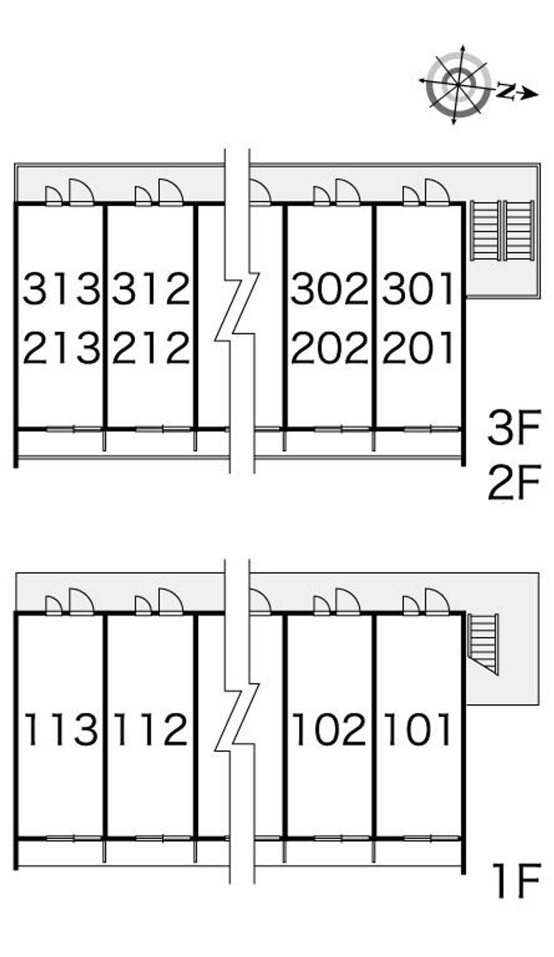 レオパレスグリーン　ウッド 間取配置図