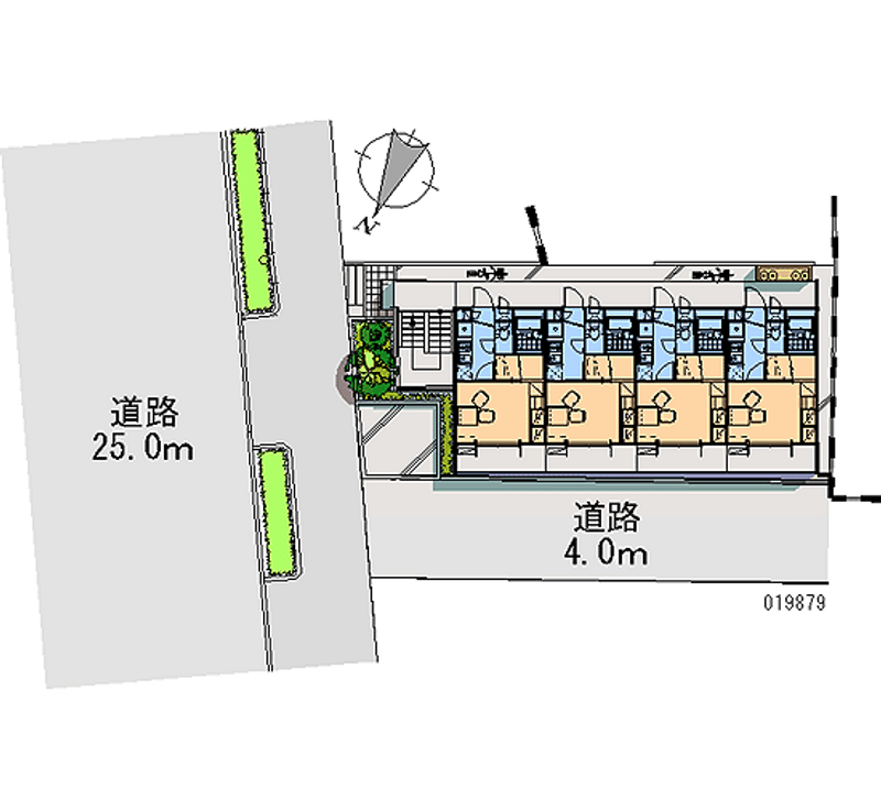 レオパレスＫ 区画図