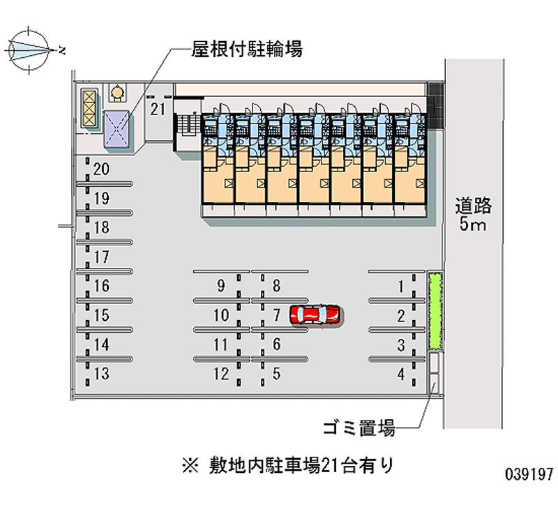 レオパレスポモドーロ 月極駐車場