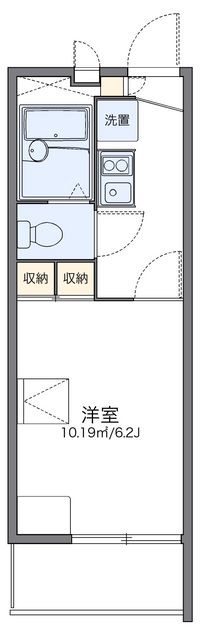 レオパレスインブレイスオークⅡ 間取り図