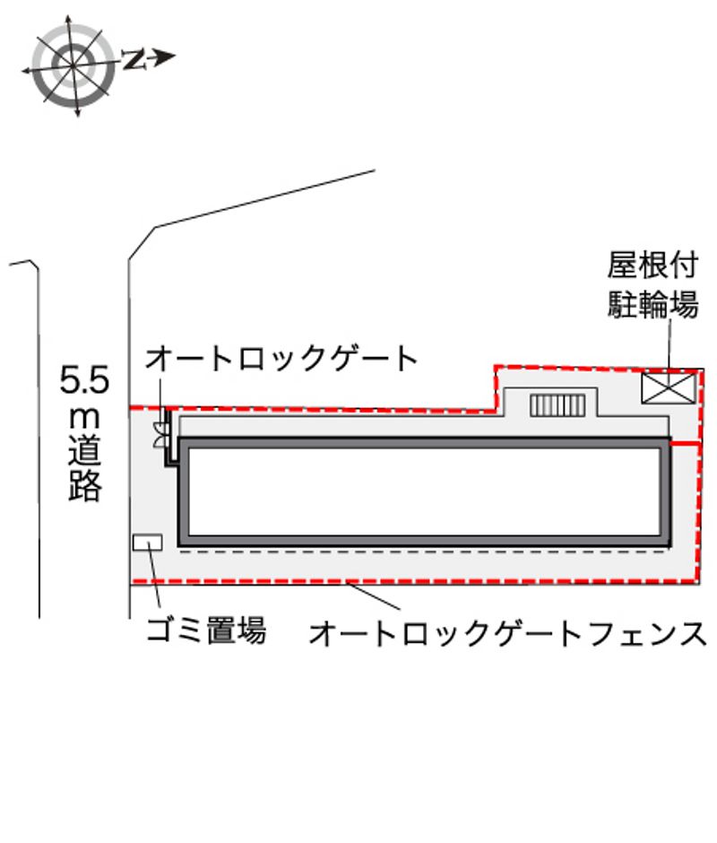 レオパレス輝 配置図