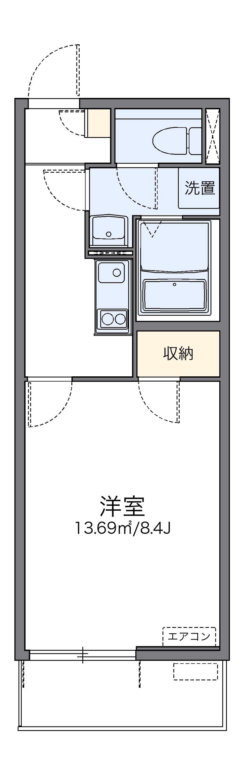 レオネクスト立花 間取図