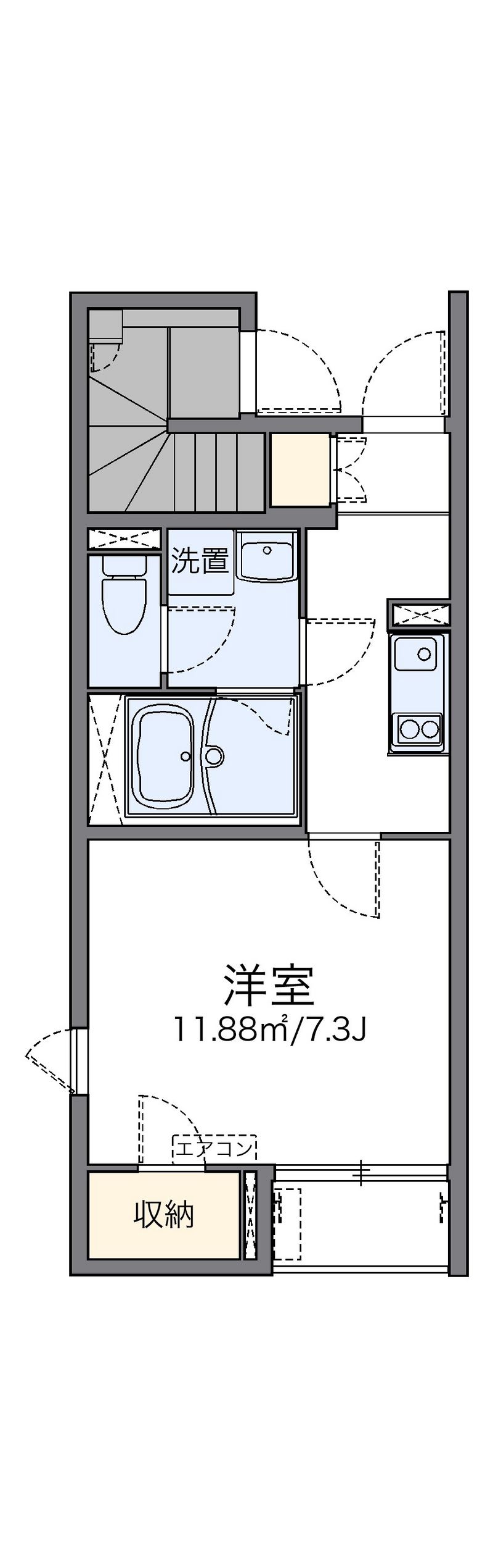 レオネクストｓｐｒｉｎｇｓ 間取図