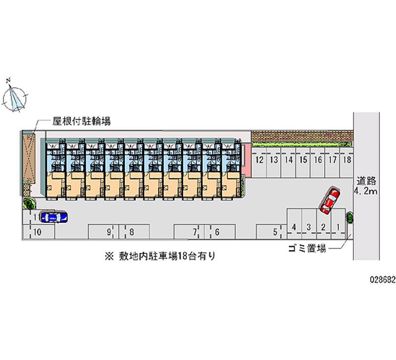 28682 bãi đậu xe hàng tháng