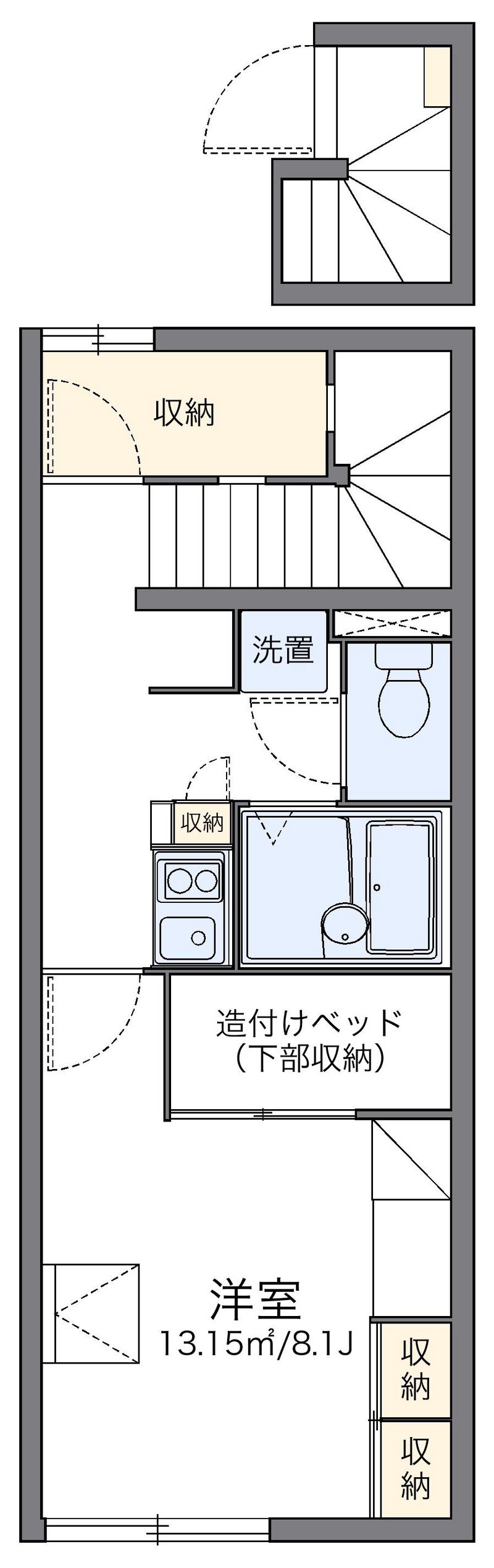 レオパレス大石 間取図