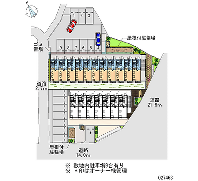 27463 Monthly parking lot