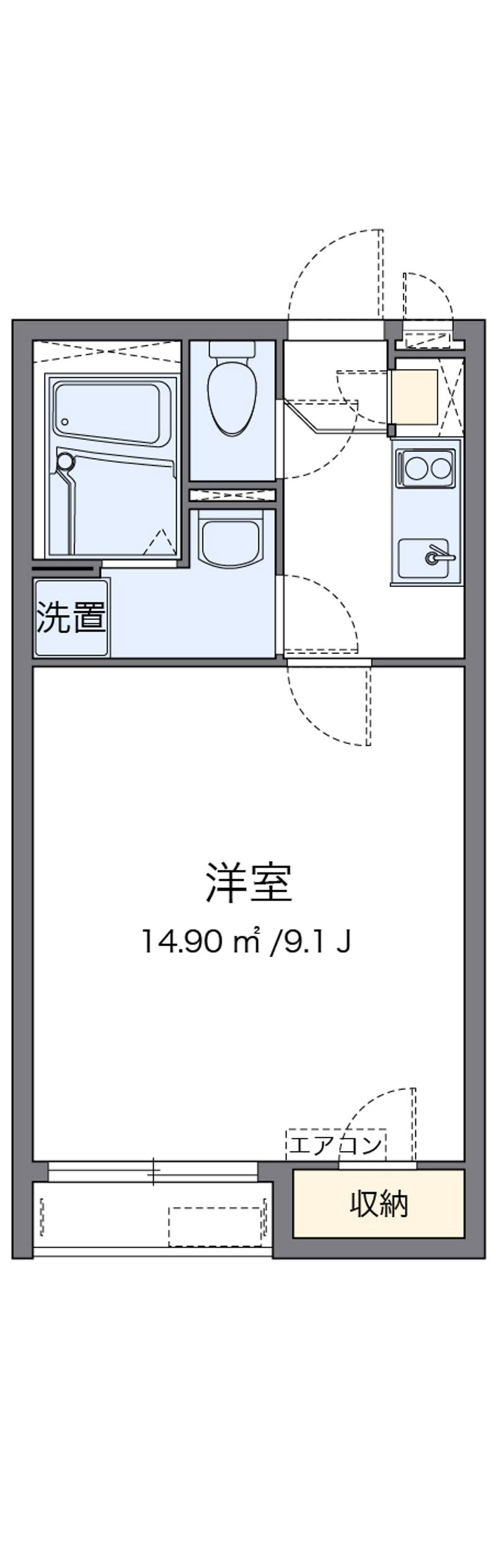 クレイノラリベラ 間取図