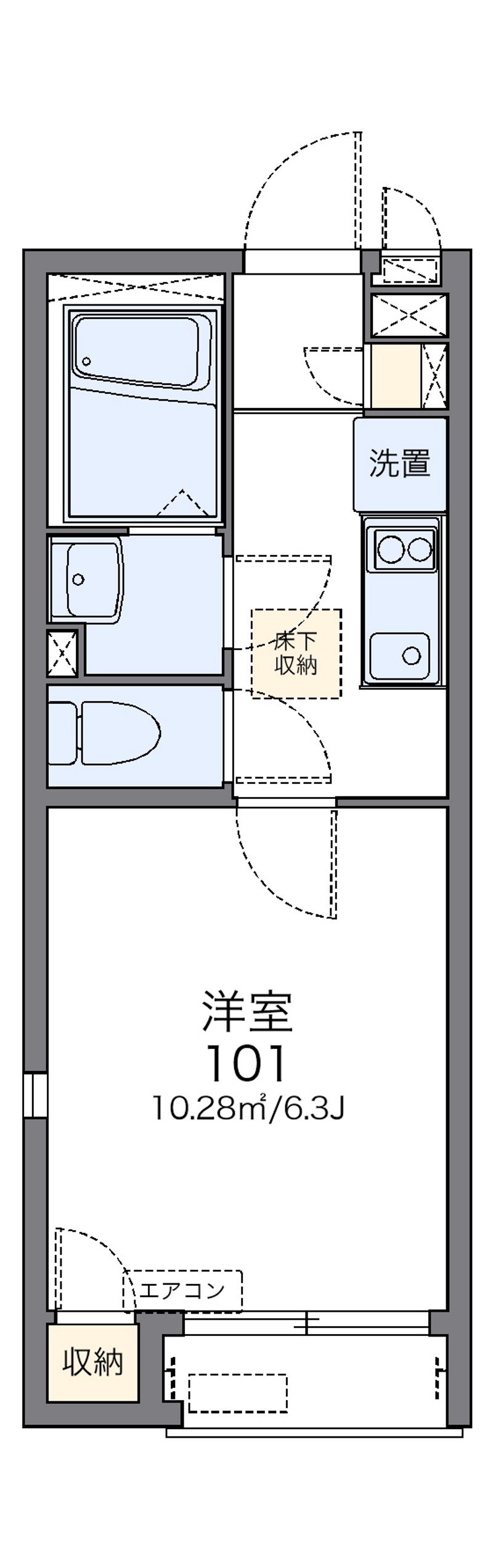 レオネクストＬｏｖｉｎ　Ⅲ 間取図