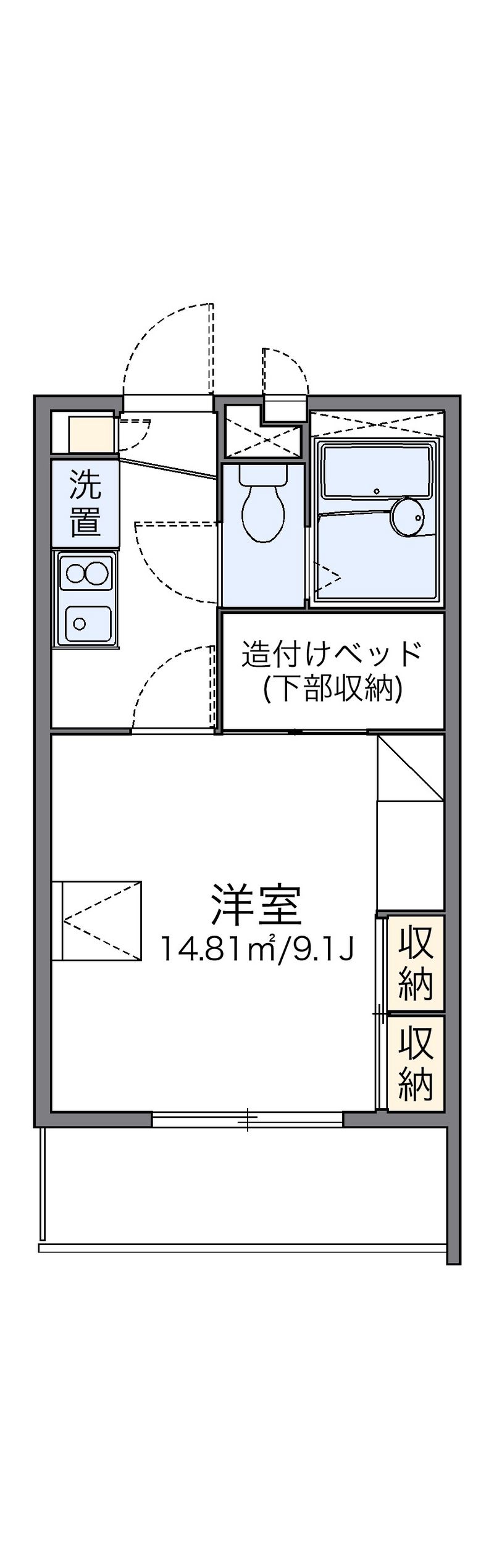 レオパレスセント・ヴィラージュ 間取図