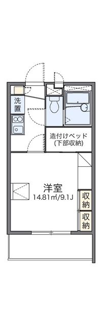 レオパレスセント・ヴィラージュ 間取り図