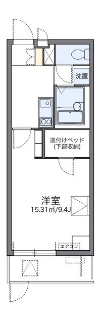 レオパレスセーグオリゾン 間取り図