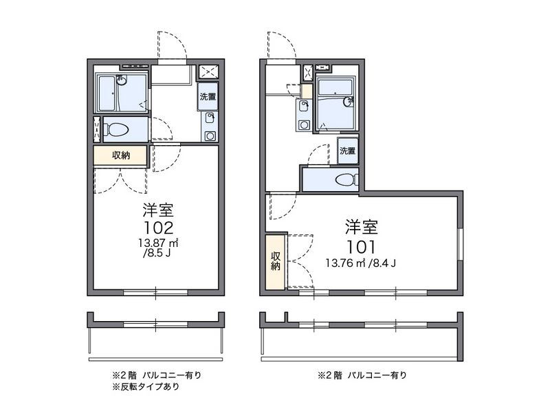レオパレスＫＵＷＡＤＡ 間取図