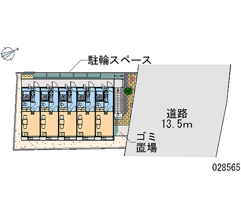 レオパレス伊屋ノ免 区画図