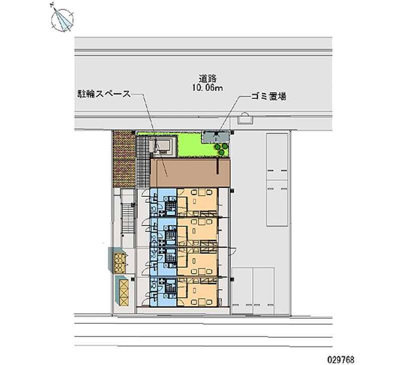 レオパレスナラヤ 区画図
