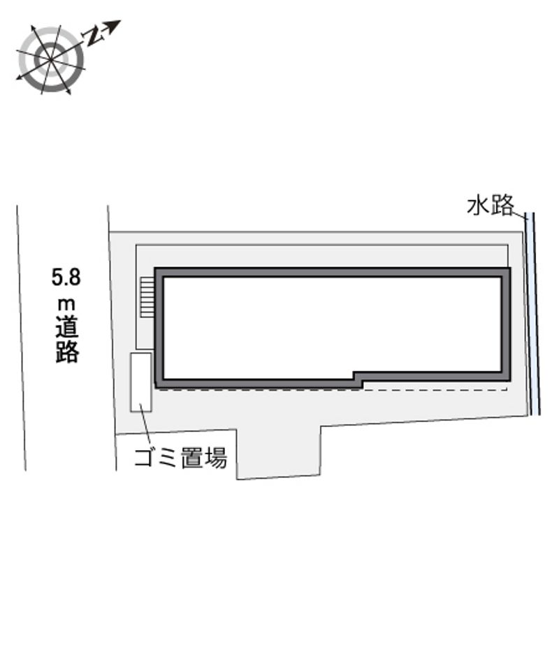 レオパレスソフィア芝園 配置図