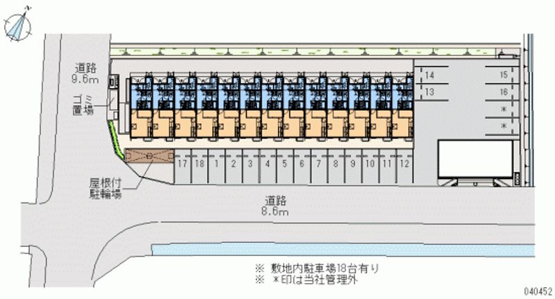 レオパレストビス 月極駐車場