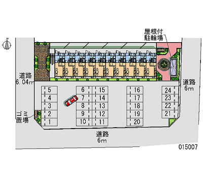 レオパレスサニーコート水落 月極駐車場
