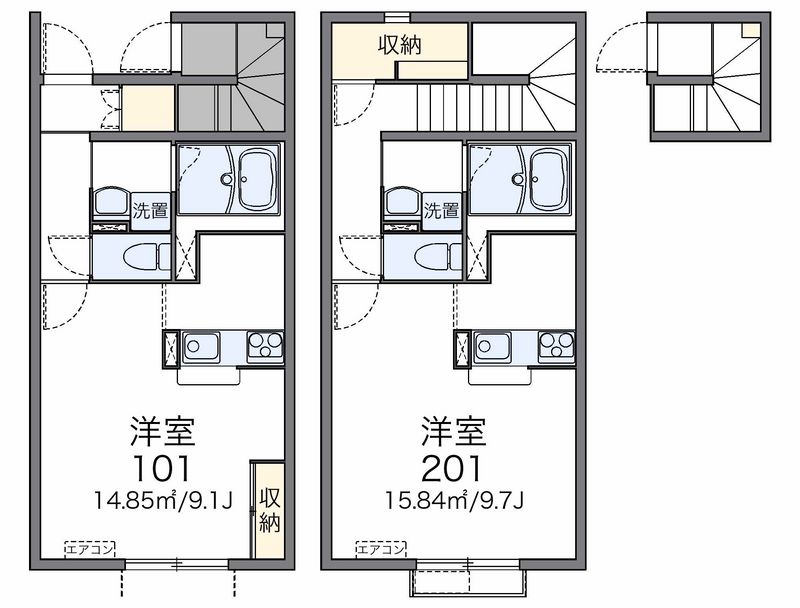 レオネクストハレイワ 間取図