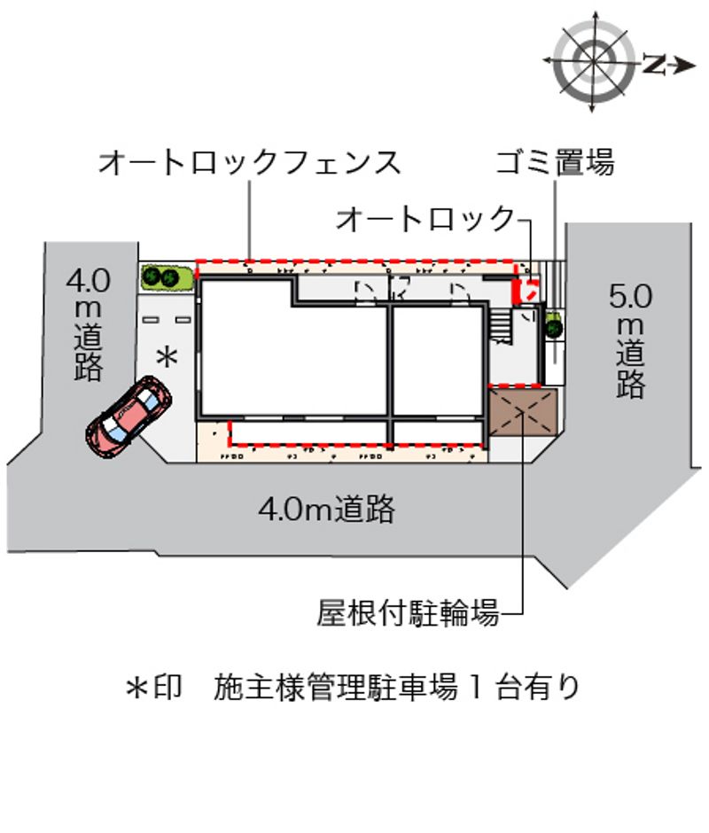 クレイノディアコート 配置図