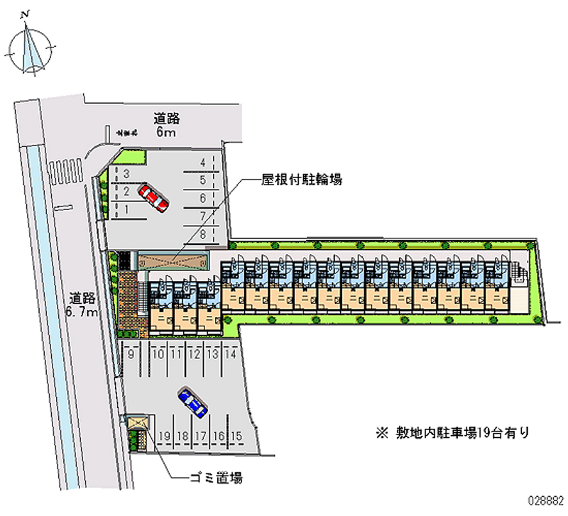 28882月租停車場