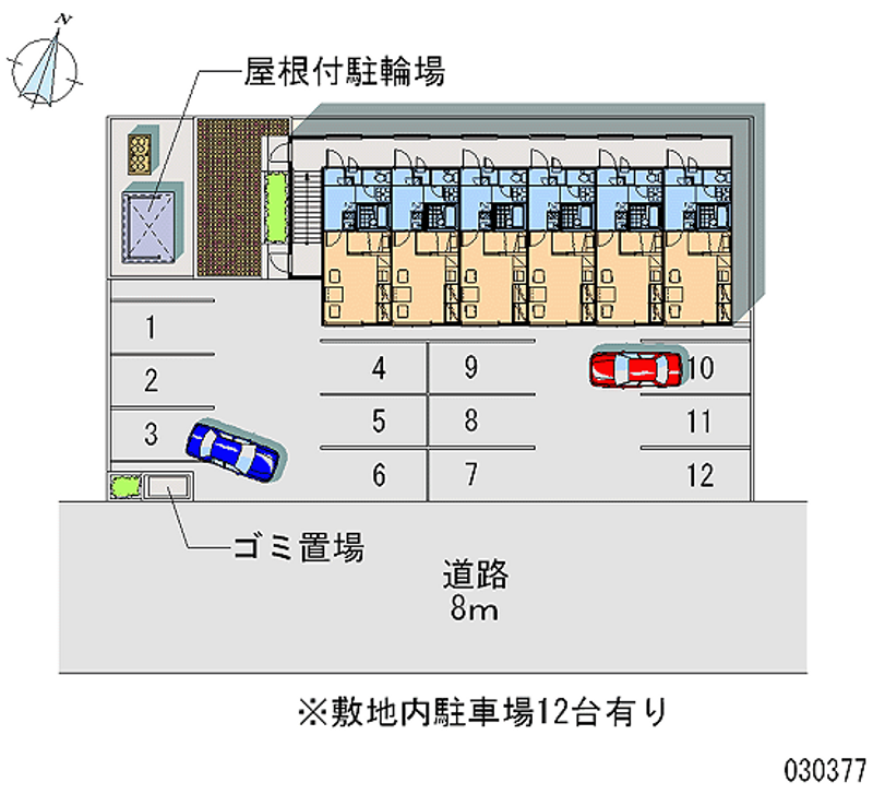 レオパレス裕 月極駐車場