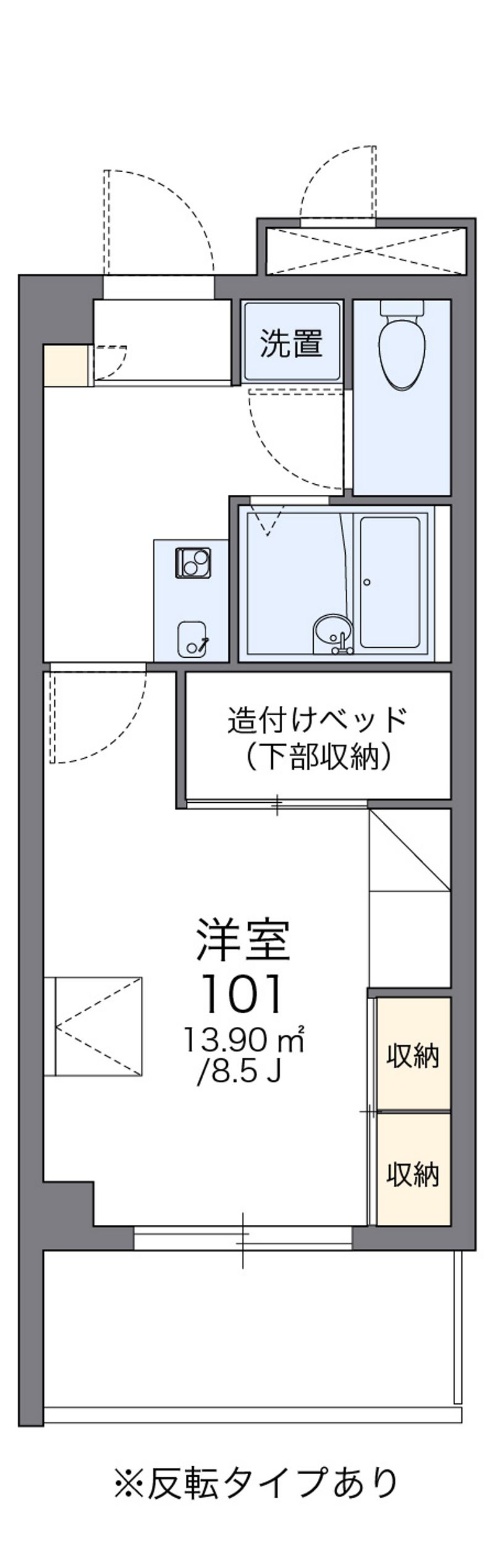 レオパレス浦添 間取図