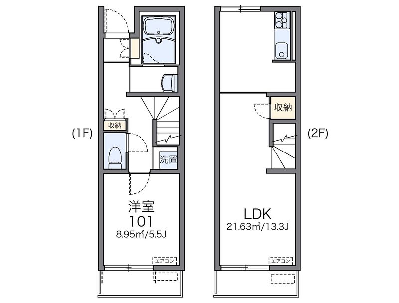 レオネクストボヌールⅡ 間取図