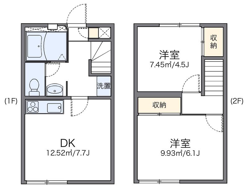 レオパレスＥｖｅｒ　Ｇｒｅｅｎ 間取図