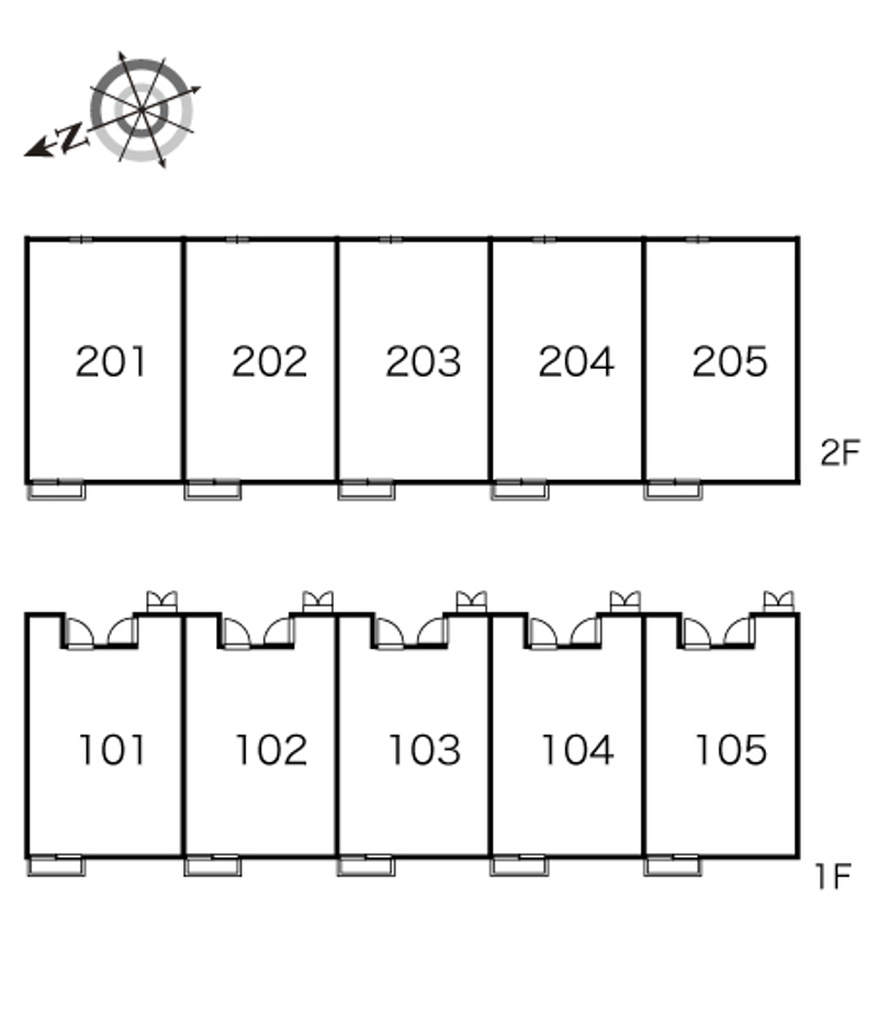 レオパレスサニースペランツィア 間取り配置図