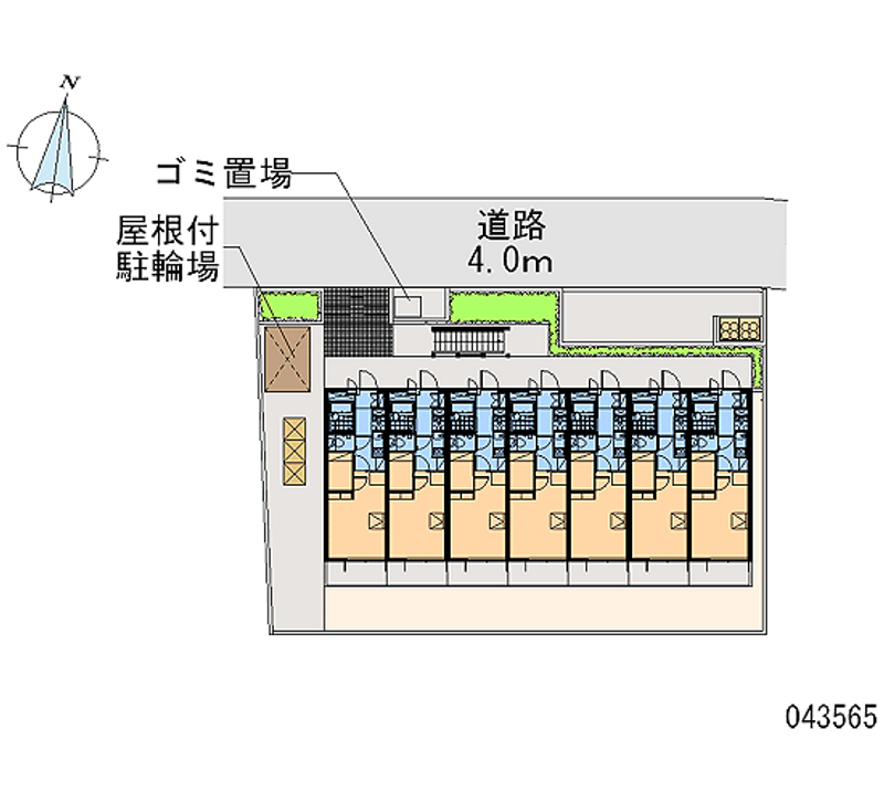 レオパレスＫ＆Ｈ 区画図