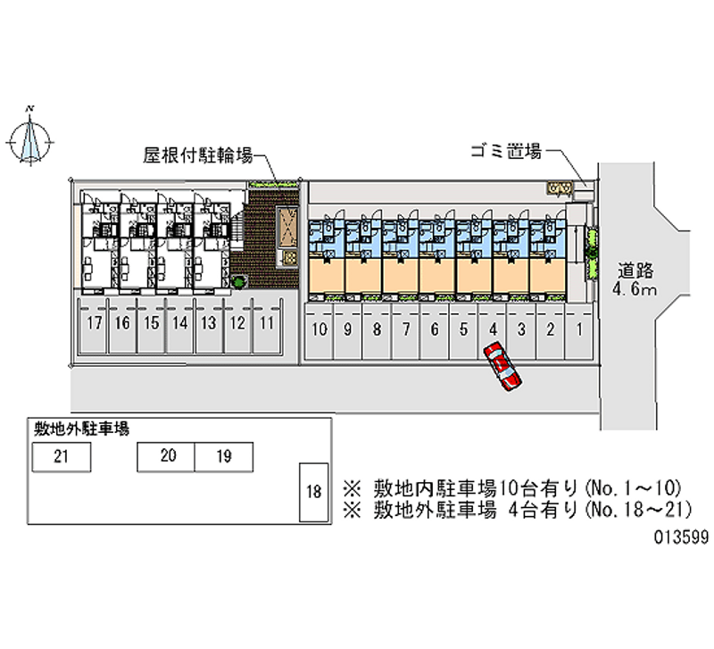 13599 bãi đậu xe hàng tháng