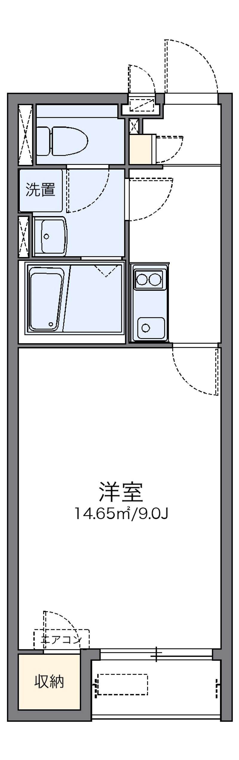 レオネクストふみつき 間取図