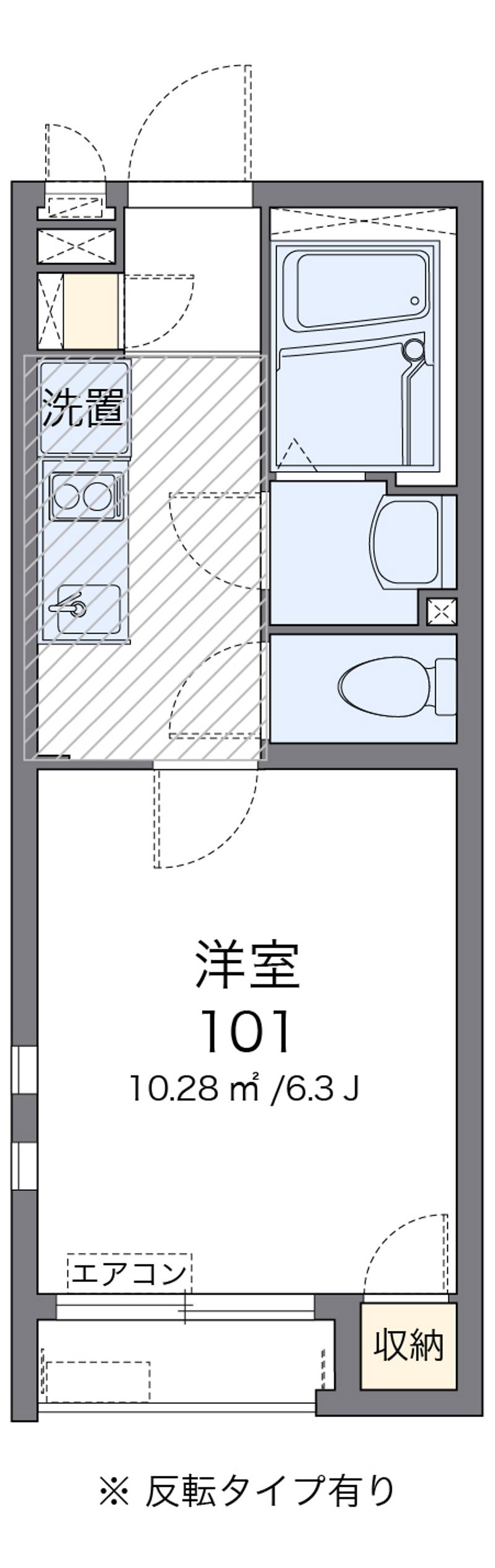 クレイノ壱番館 間取図