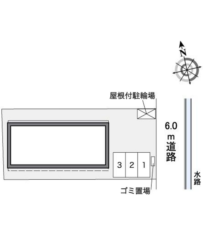 レオパレスブリリアントレーヴ 配置図
